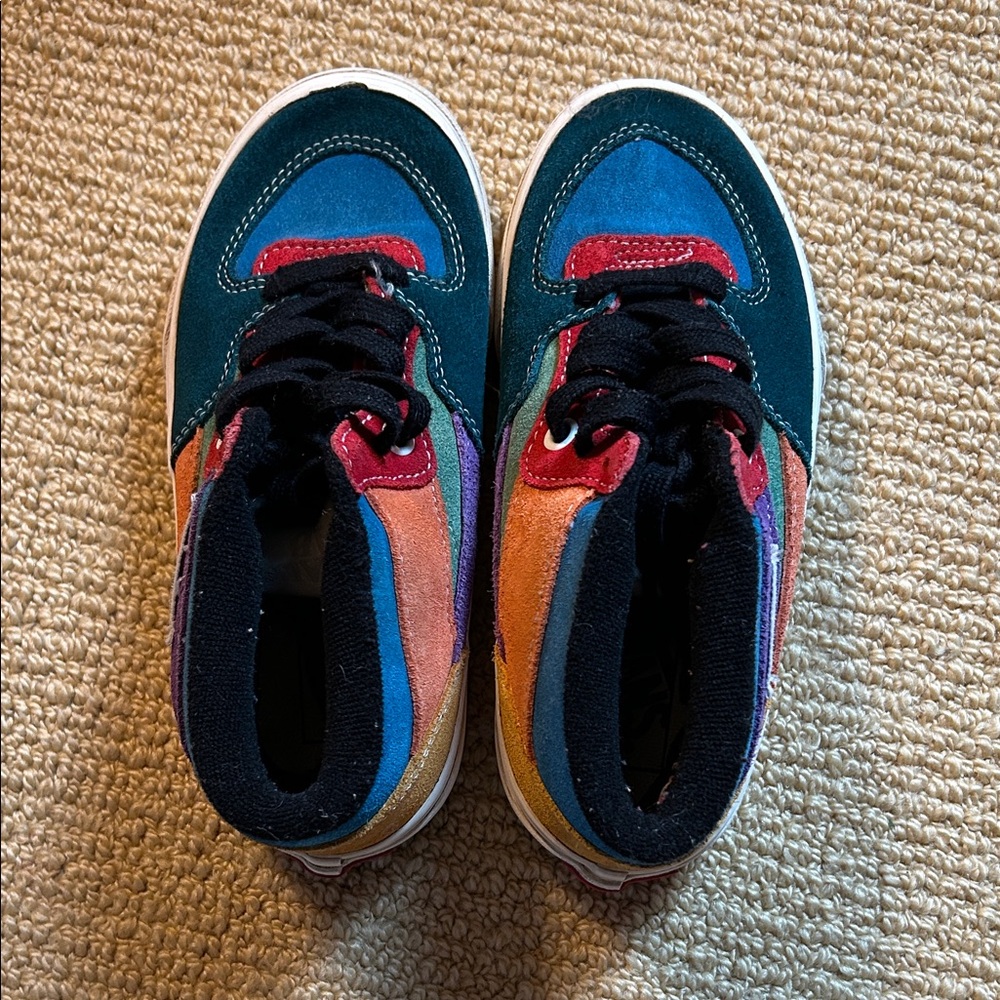 Colorful Kids VANS High-Top Sneakers 13T